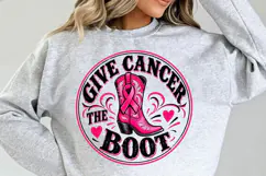 Breast Cancer Boot PNG, Breast Cancer Sublimation Product Image 3