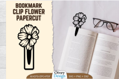 Clip Bookmark Flower Papercut BUNDLES Product Image 3