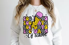 100 days of school PNG, 100 days school SVG, 100 days shirt Product Image 3