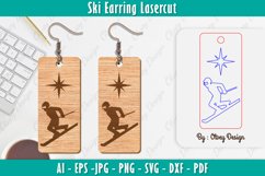 Ski Scene Earrings Lasercut BUNDLE Product Image 3