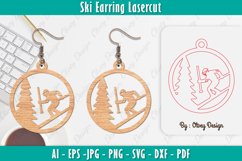 Ski Scene Earrings Lasercut BUNDLE Product Image 3