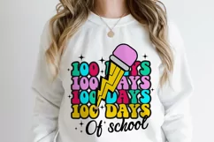 100 days of School SVG, 100 days of School PNG Product Image 3