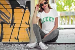 Lucky SVG, St Patricks SVG, Lucky shirt PNG Product Image 3