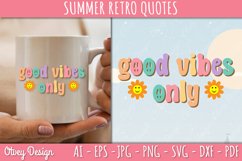 Summer Retro Quotes SVG| Retro Summer SVG Product Image 2