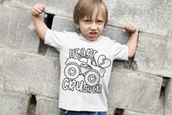 Heat Crusher SVG, Heart crusher coloring shirt SVG Product Image 3