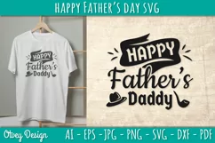 Happy Father's Day SVG | Happy Father's Day Cricut File Product Image 1