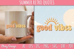 Summer Retro Quotes SVG| Retro Summer SVG Product Image 2