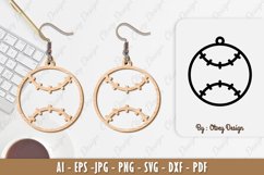 Ball Earring Lasercut Product Image 1