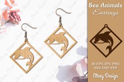 Keychain Sea Animals Lasercut SVG Product Image 1