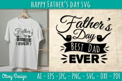 Happy Father's Day SVG | Happy Father's Day Cricut File Product Image 1