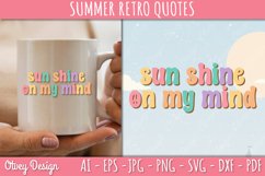 Summer Retro Quotes SVG| Retro Summer SVG Product Image 2