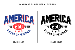 America 250 Years Patriotic PNG | 4th Of July SVG Design Product Image 2