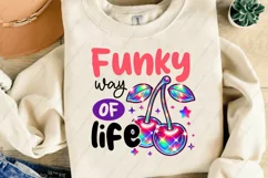 Valentine Sublimation PNG, Funky Way Of Life Sublimation Product Image 2
