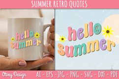 Summer Retro Quotes SVG| Retro Summer SVG Product Image 2