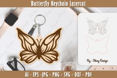 Butterfly Keychain Lasercut Product Image 1