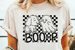 Boo Ghost Dog Halloween SVG PNG, Funny Halloween SVG, Spooky Product Image 2