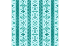 Snowflake Seamless Pattern | WInter Nordic Pattern Product Image 2