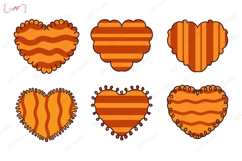 Fall Heart Coquette Frame Bundle Png | Coquette Frame Png Product Image 2