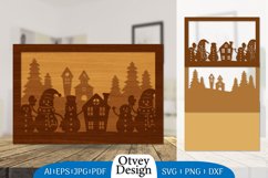 Christmas Snowman Layered Lasercut BUNDLE 10 DESIGNS Product Image 3