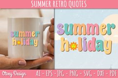 Summer Retro Quotes SVG| Retro Summer SVG Product Image 2