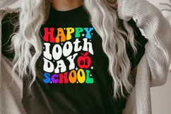 Happy 100th day of school SVG, 100 days of school SVG Product Image 3