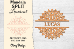 Mandala Split Lasercut BUNDLES Product Image 3