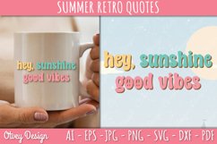 Summer Retro Quotes SVG| Retro Summer SVG Product Image 2