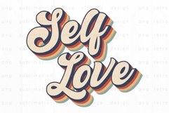 Retro self love PNG Sublimation Product Image 1