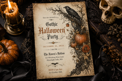 Gothic Halloween Edges 2PNG Clipart Set Product Image 4