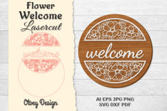 Flower Welcome Lasercut BUNDLES Product Image 3