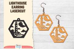 Lighthouse Earring Lasercut BUNDLES Product Image 3