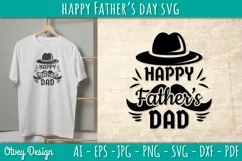 Happy Father's Day SVG | Happy Father's Day Cricut File Product Image 1