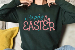 Happy Easter Quote T-Shirt Design | Easter Sublimation PNG Product Image 2