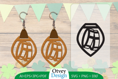 St Patrick&#039;s Day Earrings LaserCut File BUNDLE Product Image 3