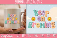 Summer Retro Quotes SVG| Retro Summer SVG Product Image 2