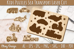 Kids Puzzles Transport Lasercut | Educational Puzzles Product Image 1