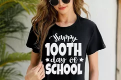 Happy 100th day of school SVG, 100 days of school PNG Product Image 3