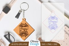 Happy Easter Keychain Lasercut BUNDLES 12 DESIGNS Product Image 3