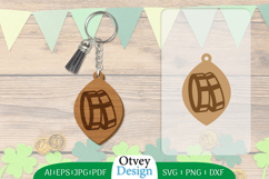 Keychain St Patrick&#039;s Day Lasercut Product Image 1