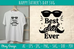 Happy Father's Day SVG | Happy Father's Day Cricut File Product Image 1