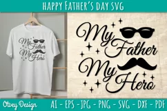 Happy Father's Day SVG | Happy Father's Day Cricut File Product Image 1