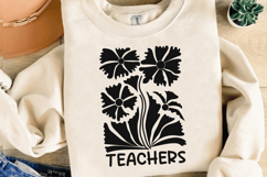 Teacher SVG | Boho Floral Teacher SVG Design Product Image 2