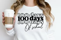 100 days of School SVG, 100 days SVG, Teacher 100 day SVG Product Image 3