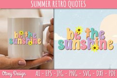 Summer Retro Quotes SVG| Retro Summer SVG Product Image 2