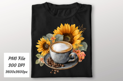 Watercolor Fall Coffee Latte Png | Fall Latte Png Product Image 2