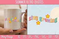 Summer Retro Quotes SVG| Retro Summer SVG Product Image 2