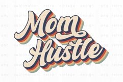 Retro Mom Hustle PNG Sublimation Product Image 1