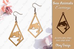Keychain Sea Animals Lasercut SVG Bundle 12 Designs Product Image 3