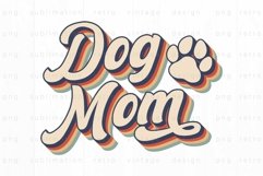 Retro Dog Mom PNG Sublimation Product Image 1