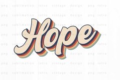 Retro Hope PNG Sublimation Product Image 1